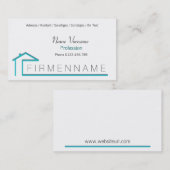 hausbau visitenkarte (Vorne/Hinten)