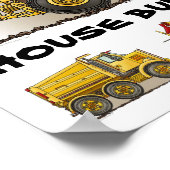 Hausbauer Bauplakatdruck Poster (Ecke)