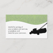 Hausbaum-Logo | Grashintergrund Visitenkarte (Rückseite)