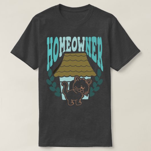 Hausbesitzerin Cat Lover T-Shirt (Design vorne)