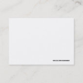 Hausbewegung Visitenkarte (Rückseite)