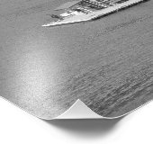 Hausboot Fotodruck (Ecke)