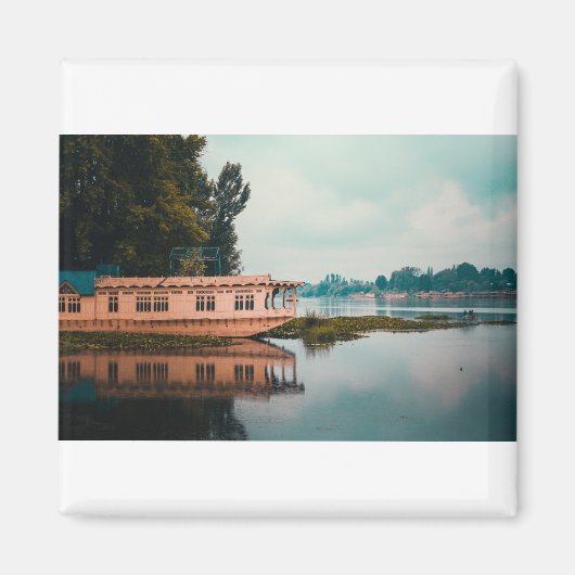 Hausboot Magnet (Vorne)