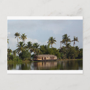 Hausboot Postkarte