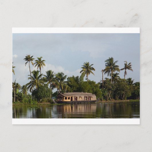 Hausboot Postkarte (Vorderseite)