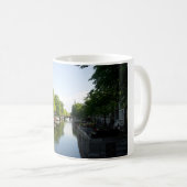 Hausboote auf dem Amsterdamer Kanal Kaffeetasse (VorderseiteRechts)