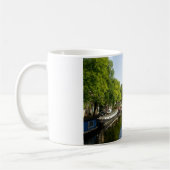 Hausboote auf dem Amsterdamer Kanal Kaffeetasse (Links)