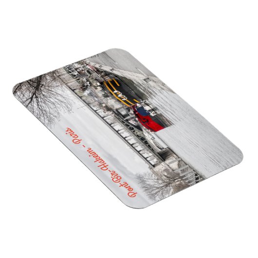 Hausboote in der Nähe von Pont Bir-Hakeim - Paris Magnet (Rechte Seite)