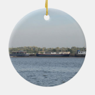 Hausboote Keramik Ornament