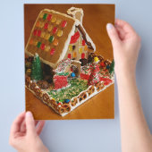 Häuschen aus Lebkuchen Flyer (Hand)