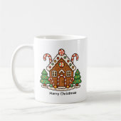 Häuschen aus Lebkuchen Kaffeetasse (Links)