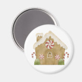 Häuschen aus Lebkuchen Magnet (Vorderseite/Rückseite)