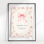 Häuschen mit rosa Schleife - Erziehungstipps - Bab Poster
