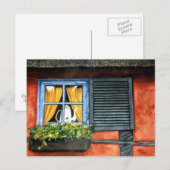 Häuschenfenster Postkarte (Vorne/Hinten)