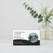 Hausdächer Moderne Visitenkarten Visitenkarte (Stehend Vorderseite)