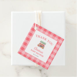 Hauseigene Babydusche Danke Geschenkanhänger