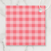 Hauseigene Babydusche Danke Geschenkanhänger (Rückseite)