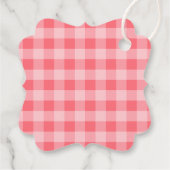 Hauseigene Babydusche Danke Geschenkanhänger (Rückseite)