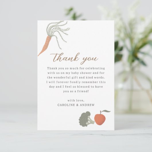 Hauseigene Kinderdusche dank Karte (Stehend Vorderseite)