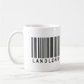 Hauseigentümer-Bar-Code Kaffeetasse (Links)