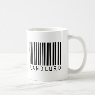 Hauseigentümer-Bar-Code Kaffeetasse