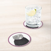 HAUSEKEEPER CAT Round Paper Untersetzer (Vor Ort)