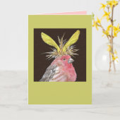 Hausendkarte Karte (Gelbe Blume)