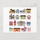 Häuser-157869 beherbergt Zuhause-Architektur Gebäu Postkarte (Vorderseite)