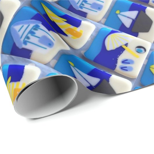 Häuser 1 geschenkpapier (Rolleneckpunkt)