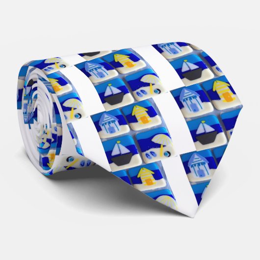 Häuser 1 krawatte (Gerollt)