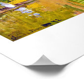 Häuser am Achterzaan, 1872 Claude Monet Poster (Ecke)