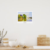 Häuser am Achterzaan, 1872 Claude Monet Poster (Küche)