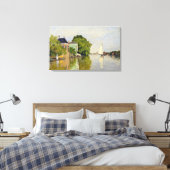 Häuser am Achterzaan - Claude Monet Leinwanddruck (Insitu (Schlafzimmer))
