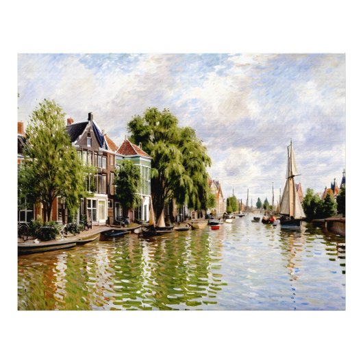 Häuser am Achterzaan Fotodruck (Vorne)