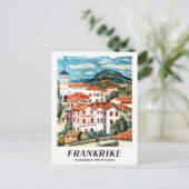 Häuser an der Côte-Basque, Frankreich Postkarte (Stehend Vorderseite)