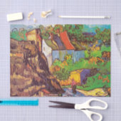 Häuser auf Auvers Van Gogh Decoupage Papier (Handwerk)