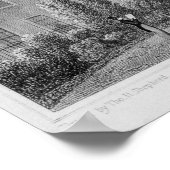 Häuser auf dem Chirurgen-Platz, Edinburgh Poster (Ecke)