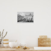 Häuser auf dem Chirurgen-Platz, Edinburgh Poster (Küche)