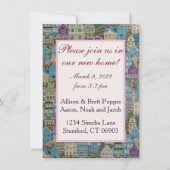 Häuser auf der Hill Housewarming Party Card Save The Date (Vorderseite)