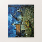 Häuser auf Steinstraßen Puzzle (Vertikal)