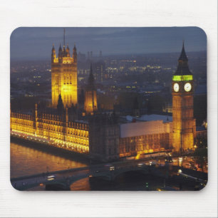 Häuser des Parlaments, Big Ben, Westminster Mousepad