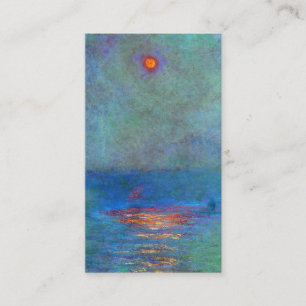 Häuser des Parlaments - Claude Monet Visitenkarte