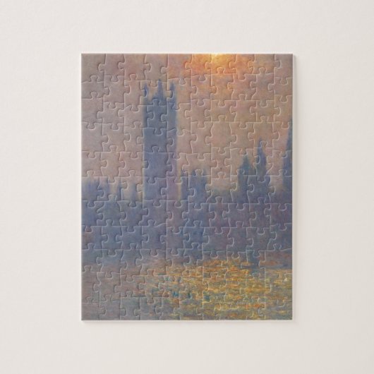 Häuser des Parlaments, Effekt des Sonnenlichts in Puzzle (Vertikal)