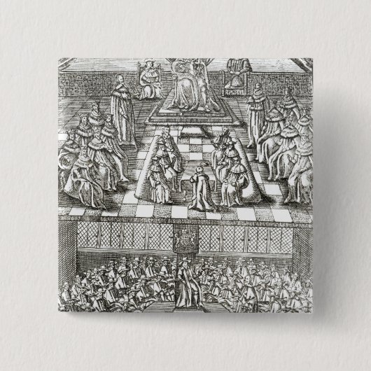 Häuser des Parlaments im Jahre 1640 Button (Vorderseite)