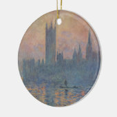 Häuser des Parlaments im Winter durch Claude Monet Keramik Ornament (Links)