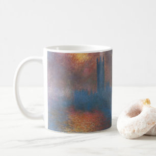 Häuser des Parlaments, London von Claude Monet Kaffeetasse