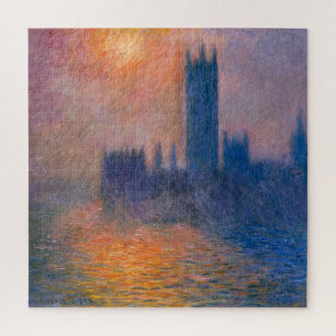 Häuser des Parlaments, Sonnenuntergang Claude Mo Puzzle