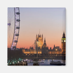 Häuser des Parlaments u. des London-Auges Magnet