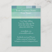 Häuser durch Paul Klee-Visitenkarte Visitenkarte (Rückseite)