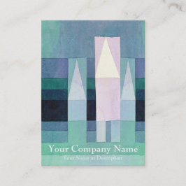 Häuser durch Paul Klee-Visitenkarte Visitenkarte